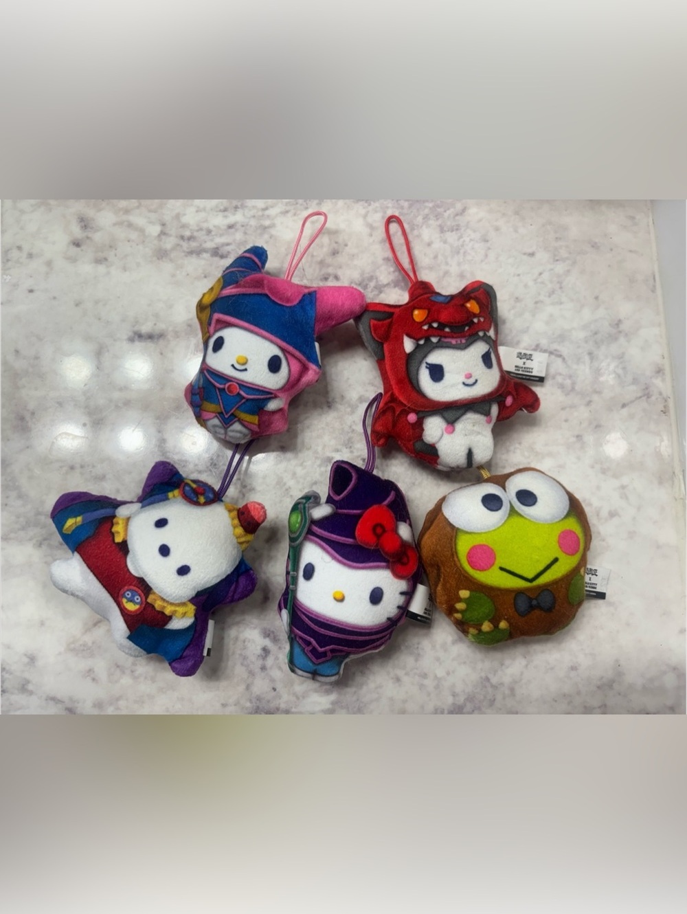 McDonald's Yu-Gi-Oh! x Hello Kitty and Friends Happy Meal Plush Toy Set Plush
